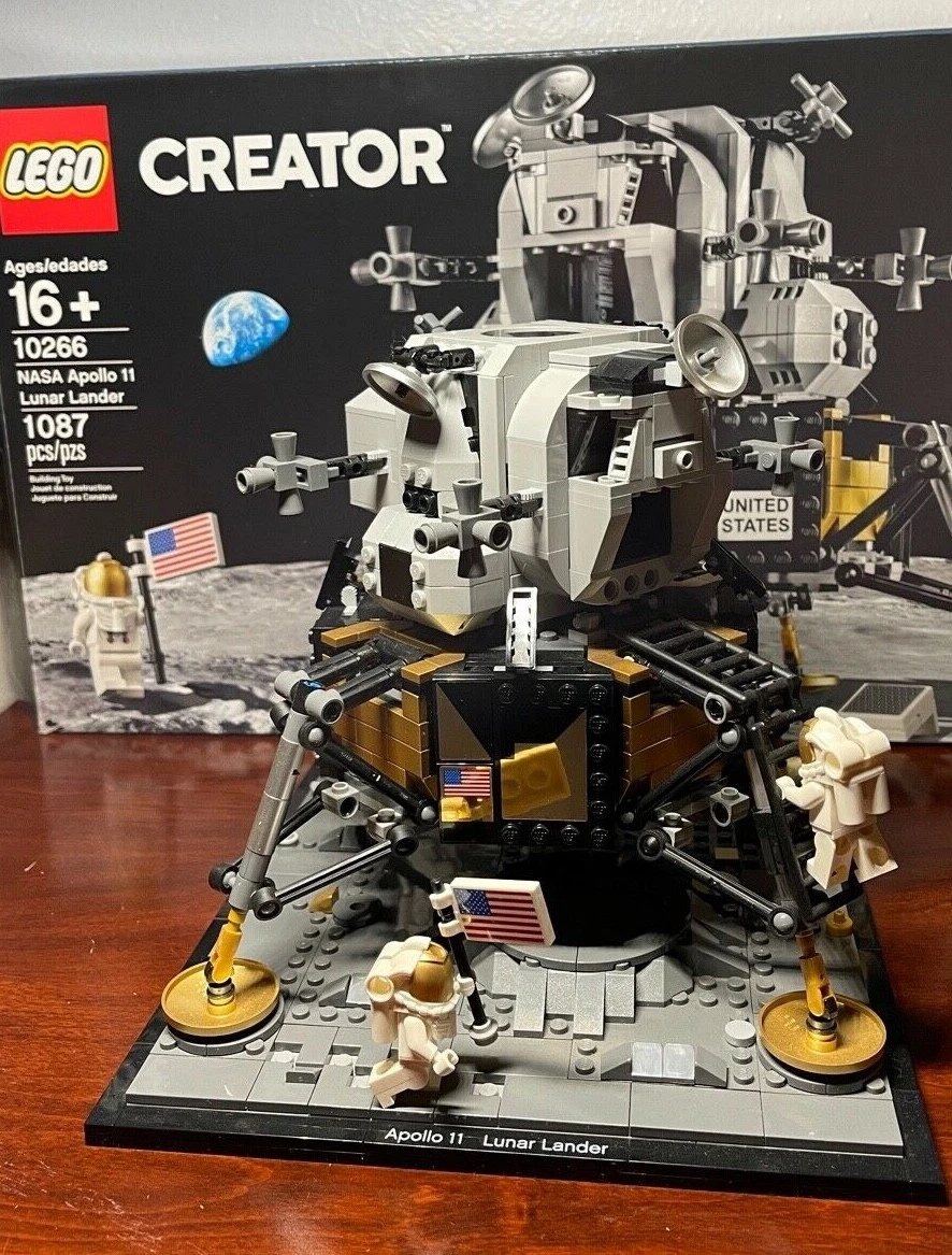 Lego creator nasa apollo 11 lunar lander set 10266 new with box outlet