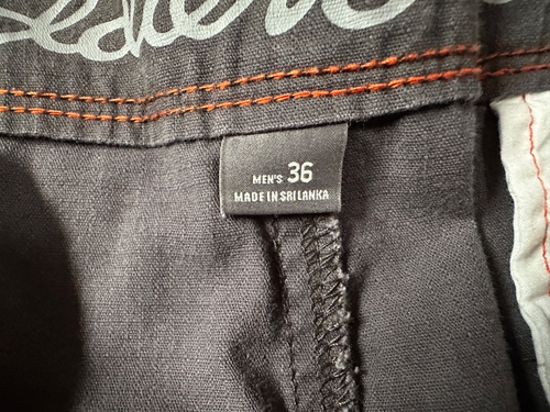 Eddie Bauer Mens 36 Gray Cotton Cargo Pocket Shorts - Picture 5 of 7