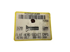 M16x50mm Flat Head Hex Socket Caps Screws Grade 10.9 (Box 22)
