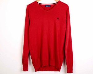 mens fred perry v neck jumper