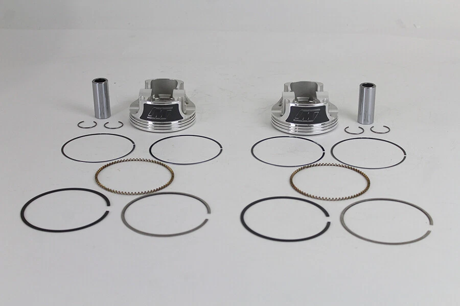 Juego de pistones Wiseco Tracker Series .010 de gran tamaño para Harley Davidson Foto 4 de 4