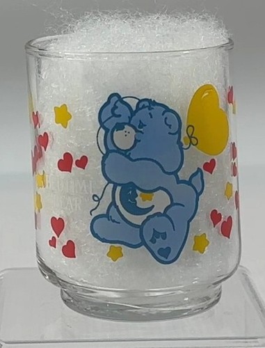 Rare Vintage 1985 Care Bear Cartoon Juice Glasses - Complete Set of 4 - Picture 8 of 22