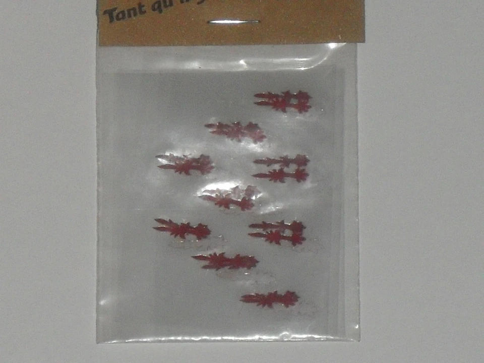 tatouages ephémères,bindis, bijoux de corps [thème: forme de poignard rouge (c)] - Photo 1/1
