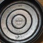 Vtg Cast Iron Griswold Lid  #10 1100A High Dome Small Logo See Pics