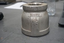 Camco 10545 2-1/2"X1-1/2" Coupling, Threaded 150 , 304ss, Reducing, Free Ship