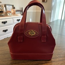 Authentic Vintage 60s Purse - Tomato Red