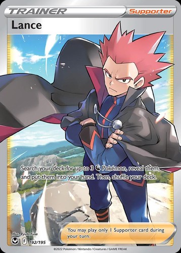 Pokemon Lance (192/251) Silver Tempest LP HOLO