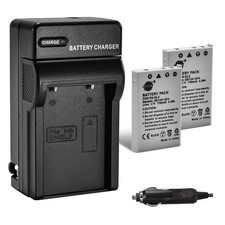 2 Pack EN-EL5 Battery and Charger Kit with Nikon CoolPix P530, P520, P510, P1...