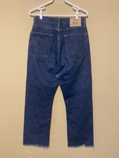 701 Levi  s Big E Hidden Rivets Selvedge Denim Jeans High Quality Women's 30x28