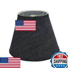 Aspen Creative 32422A Grey-Blue Empire Spider Lamp Shade 5x9x7"