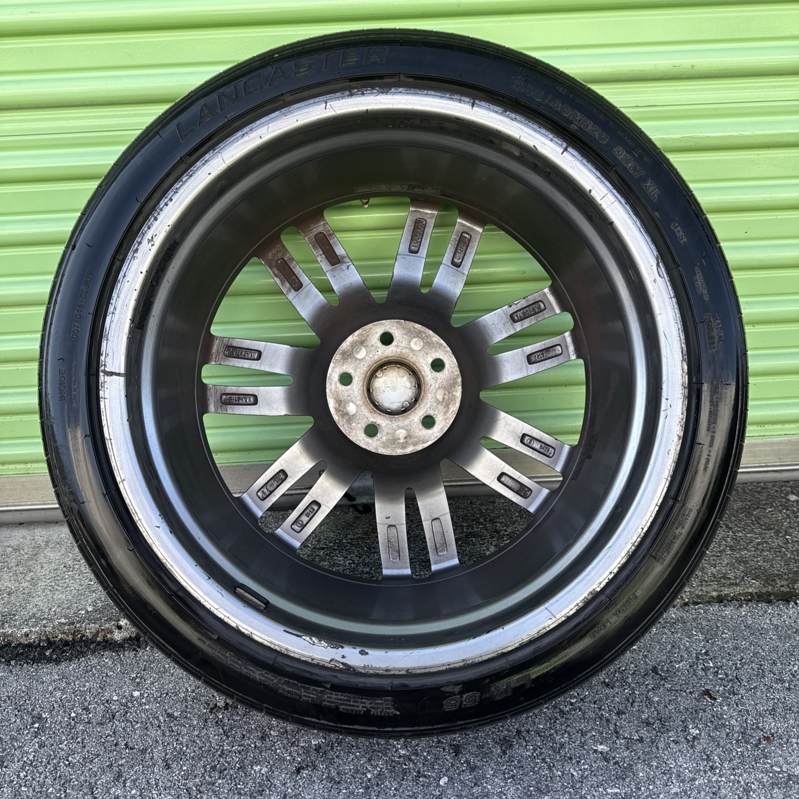 14-24 MASERATI GHIBLI - FACTORY 20" INCH REAR ALLOY WHEEL RIM 10.5Jx20H2 OEM 203