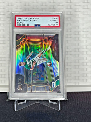 Viktor Gyokeres 2023-24 Select Fifa #225 Silver PSA 10 GEM MT Rookie RC