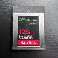 SanDisk 128GB Extreme PRO CFexpress Memory Card Type B CF Express 128 GB