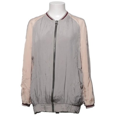 Zara Woman, Bomberjacke, Damen, Größe: M, Grau/Beige #cVs
