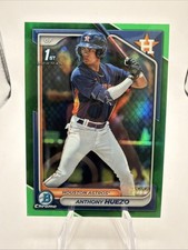 2024 Bowman 1st Chrome Prospects Anthony Huezo  BCP-108 Green /99