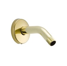 Delta Shower Arm and Flange 6-inch Arm : Polished Brass U4993-PB 