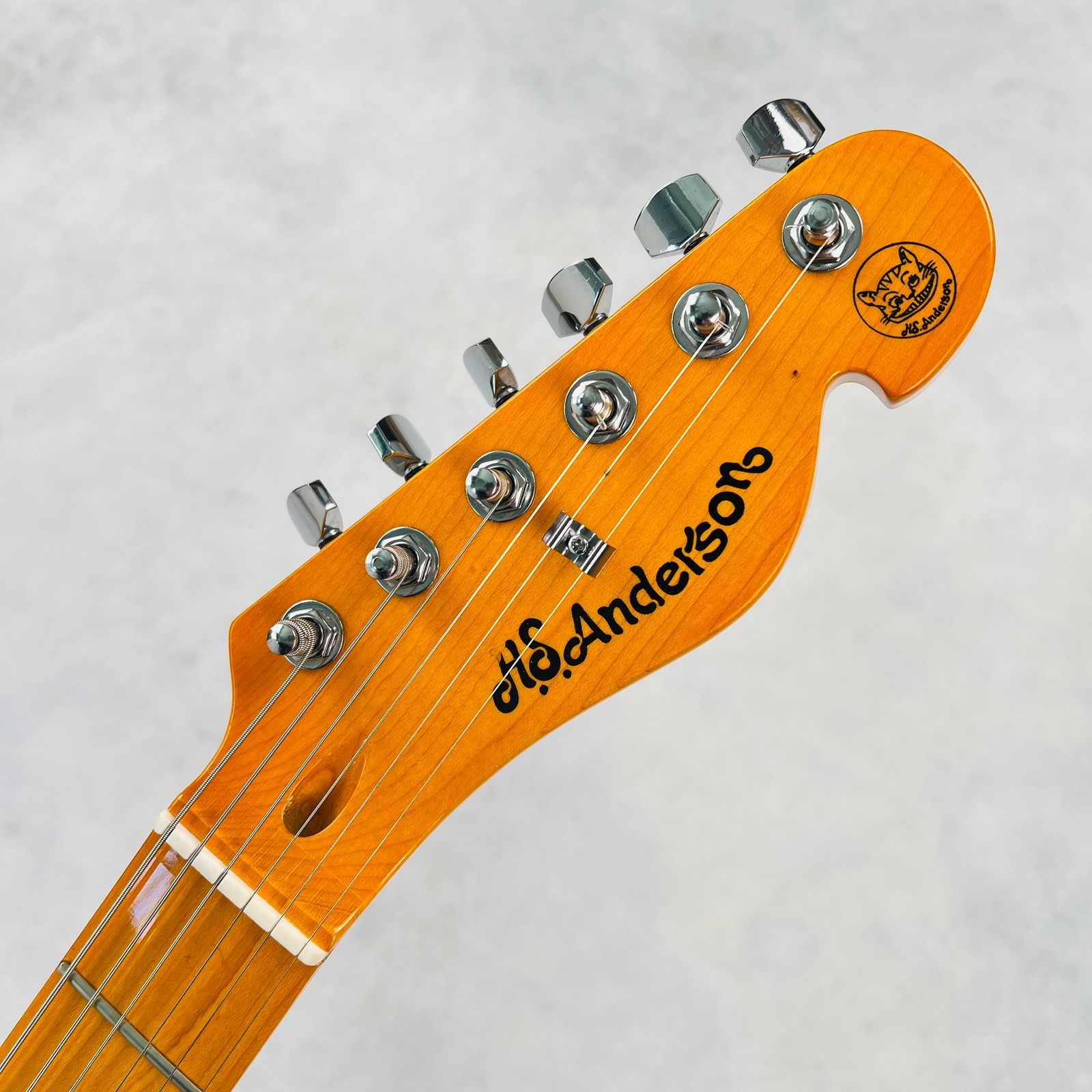 T-Style MadCat Partscaster with H.S. Anderson Logo - Antique Natural