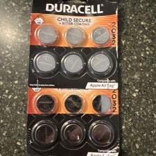 2 Pack Of Duracell CR 2025 3V Lithium Coin Batteries 4 In Each Exp 12/2033