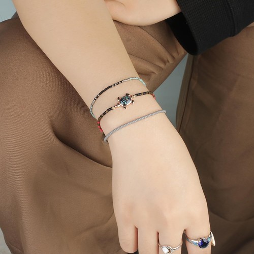 New Friendship Bracelet Miyuki Handmade Thin Seed Beads Bracelet for Women (Ligh - Picture 5 of 5