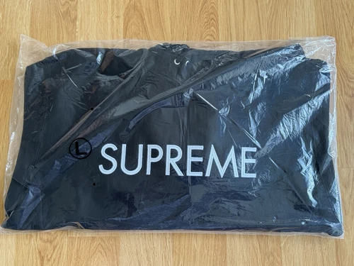 Sweat à capuche noir homme Supreme FW22 Capital taille L sans logo boîte (BOGO) neuf