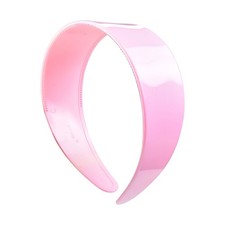 Light Pink 2 Inch Hard Plastic Headband With Teeth Women Girls Wide Hair