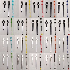 Tandorio High-Quality Luminous Watch Hand Set For NH35 NH36A Movement Watch Part