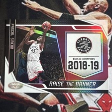 2019 Panini Certified Raise the Banner #25 Pascal Siakam - Raptors