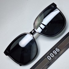 Japan Vintage G8012 Classic Black 65mm Oversize Sunglasses Eyeglass Frame 150mm