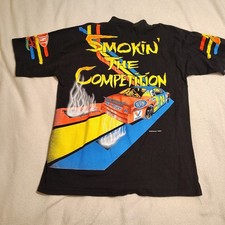 Jeff Gordon 24 Smokin The Competition Men's 2XL Shirt DuPont All Over Print 1995