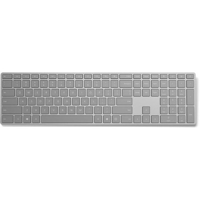 Microsoft Surface Bluetooth Tastatur Aluminium Windows/Mac Spanisch QWERTY BWare