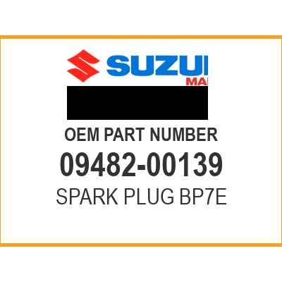 Suzuki SPARK PLUG BP7E 09482-00139 OEM NEW