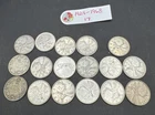 Mixed Lot of 17 - Canadian Silver Quarters - 1929-1968