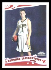 2005-06 Topps Chrome #182 Sarunas Jasikevicius RC