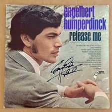 ENGELBERT HUMPERDINCK ALBUM LP SIGNÉ À LA MAIN DISQUE VINYLE SORTIE MOI 1967 IL MONDO