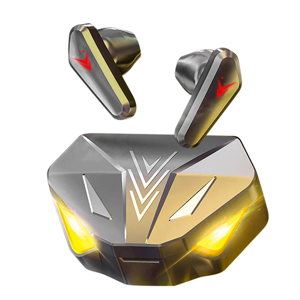 New TWS Wireless Bluetooth Gaming Earbuds with Colored LED Lights