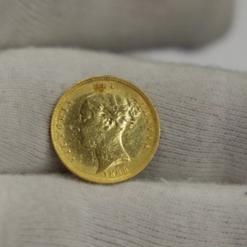 1883 Victoria Gold Half Sovereign — photo from the most recent tracked eBay sale