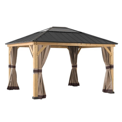 #ad Universal Curtains for 11 ×13 ft Wood Framed Gazebos $184.93