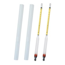 Hydrometer Alcohol Meter, Hydrometer Alcohol 0-200 Proof and Tralle Hydromete...