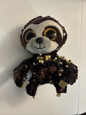 DANGLER - The SLOTH - Bonnet à paillettes Ty FLIPPABLES 6" Boos