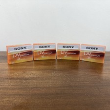 SONY DVM60PR4 Mini DV Cassette Video Tape For Camcorder LOT OF 4 NEW SEALED