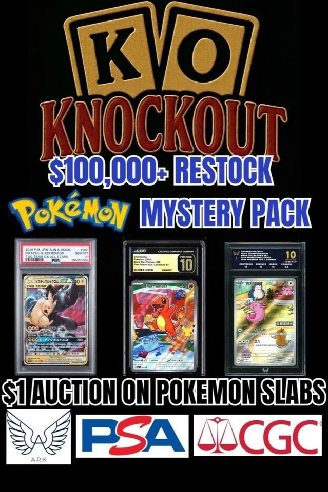 $1 POKEMON SLABS & SINGLES TILL LATE!