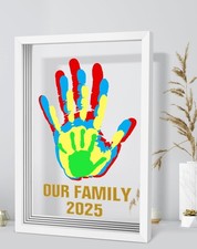 Best Family Handprint Kit Baby Hand Print DIY Handmade Craft Keepsake Frame