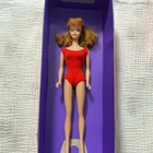 Vintage 1960s Ponytail Barbie W/ Red Swimsuit