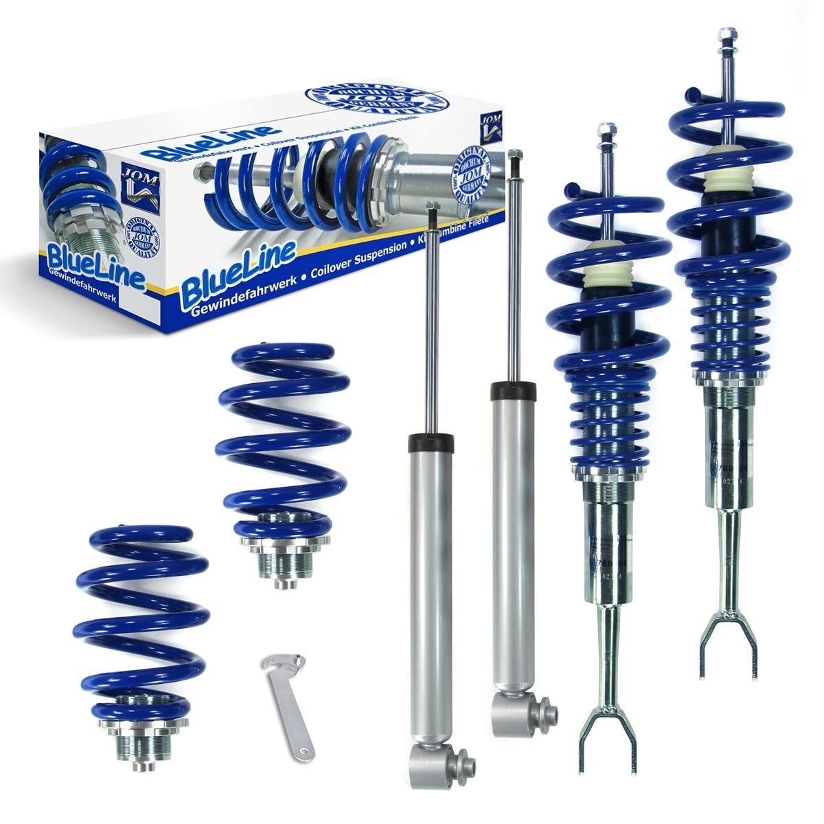 JOM BlueLine Coilover Kit suitable for Audi A6,Avant 2.0 TDI, 2.0 TFSI, etc