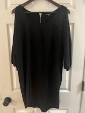 Express Black Cap Sleeves- Zip Back Dress Women's, New With Tags