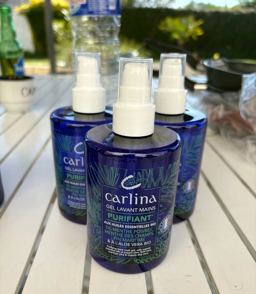 LOT DE 12  GEL LAVANT MAINS PURIFIANT HUILES ESSENTIELLES BIO 300 ML - Photo 2/4