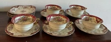 Gorgeous Vintage Orion China Cup, Saucer & Dessert Plate Set -Czechoslovakia