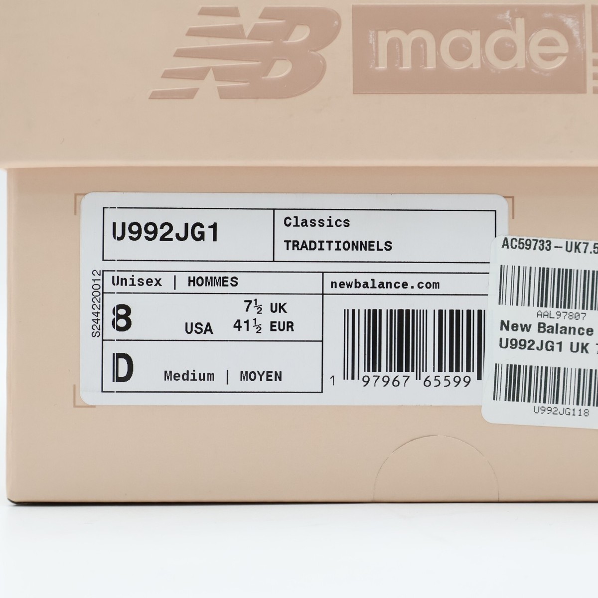 U992JG1 Joe Freshgoods New Balance 992 Aged Well (Men display picture 2