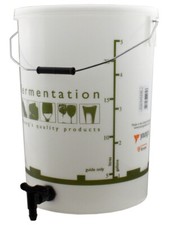 Youngs 25L Beer Wine Cider Fermenting Vessel Fermentation Bin Bucket WITH TAP