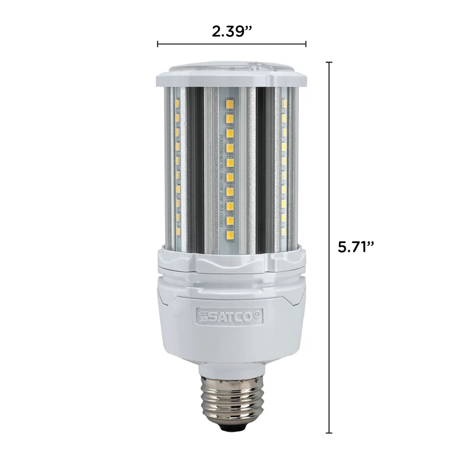 Luz natural de repuesto LED HID 100-277V 22W vatios 150W E26 50K 5000 Foto 2 de 4